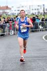 Kevin Calvert (Sunderland Harriers) finishing 3rd in the North Tyneside 10k Road Race from North Shields to Whitley Bay.